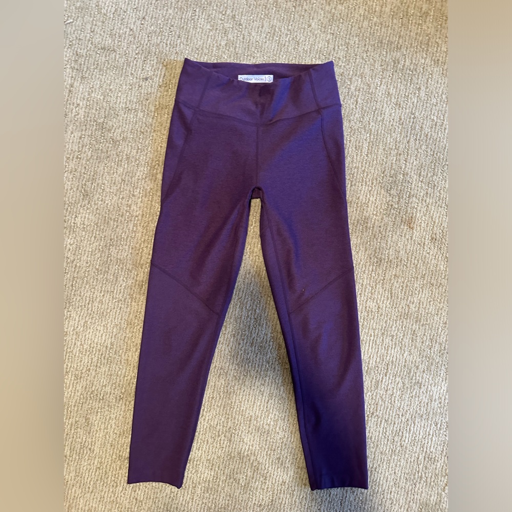 Outdoor voices purple leggings